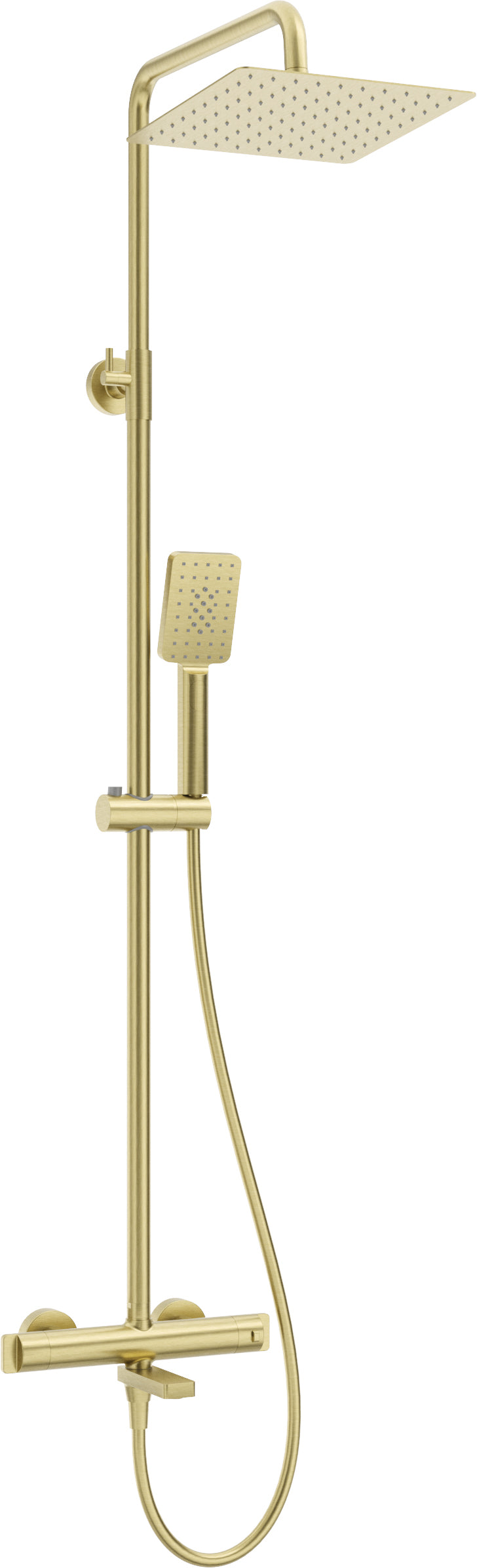 Shower column, with bathtub mixer, thermostatic